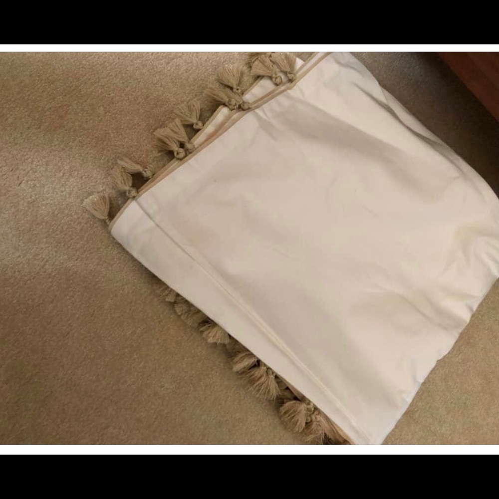 Pottery Barn bed skirt